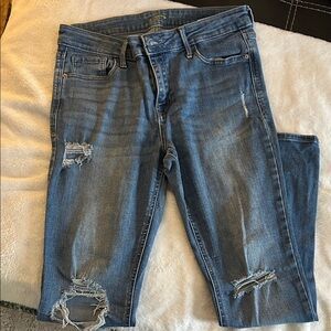 Old navy rockstar Distressed Blue Jeans